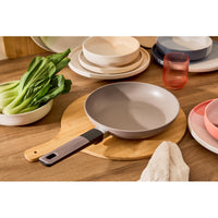 Set di 4 confezioni 2 Padelle 24/28 Mood Gray Alluminio Forgiato F induzione