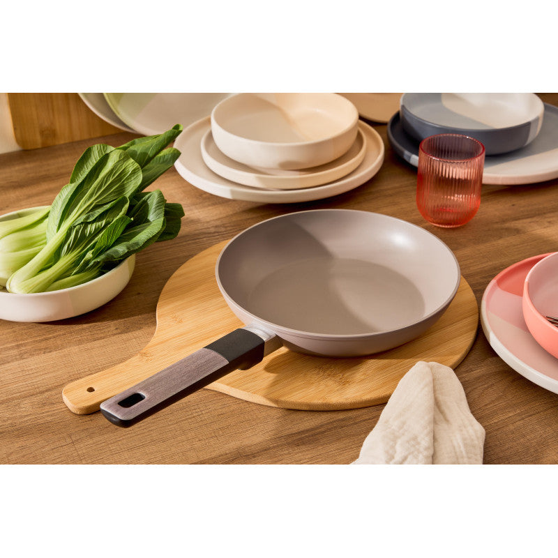 Set di 4 confezioni 2 Padelle 24/28 Mood Gray Alluminio Forgiato F induzione