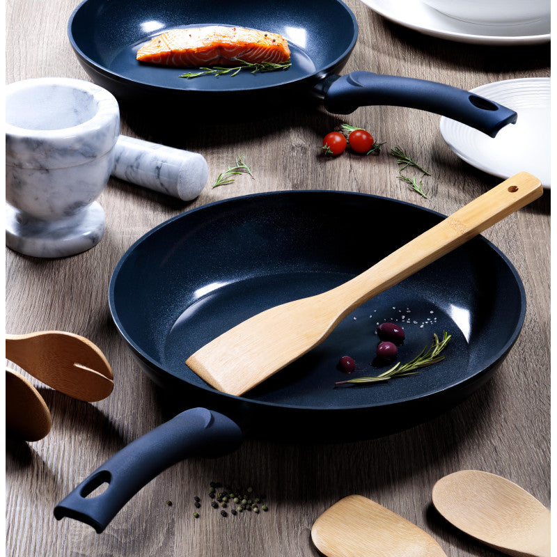 Set di 4 confezioni 2 padelle 24/28 Ocean Alluminio Forgiato Fondo Induzione Int ceramico