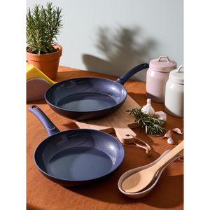 Set di 4 confezioni 2 padelle 24/28 Ocean Alluminio Forgiato Fondo Induzione Int ceramico