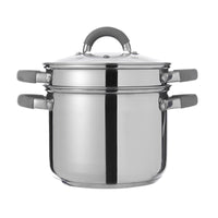 Set di 4 Cuociscola 3 Pezzi Cm 20 Inox Manici In Silicone