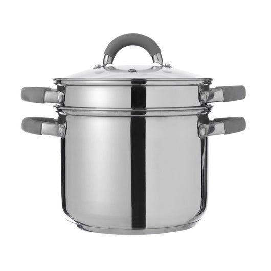 Set di 4 Cuociscola 3 Pezzi Cm 20 Inox Manici In Silicone