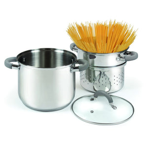 Set di 4 Cuociscola 3pz Ø 24 In Set S18/10 Con Protezioni In Silicone