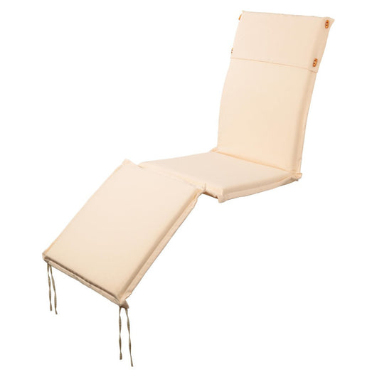 Set di 4 Cuscini Per Sdraio Colore Ecru