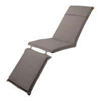 Set di 4 Cuscini Per Sdraio Colore Grigio Melange