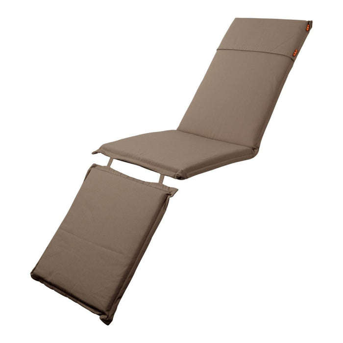 Set di 4 Cuscini Per Sdraio Colore Tabacco