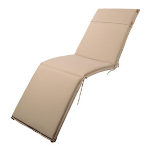 Set di 4 Cuscini Per Sdraio Colore Tortora