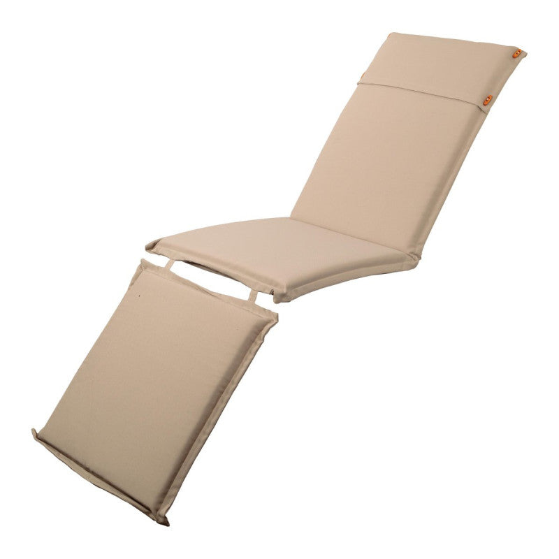 Set di 4 Cuscini Per Sdraio Colore Tortora