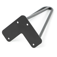 IDMarket - Set di 4 gambe a perno da 40,5 cm per tavolo di design industriale