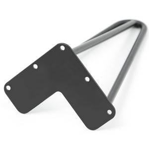 IDMarket - Set di 4 gambe a perno da 71 cm per tavolo di design industriale