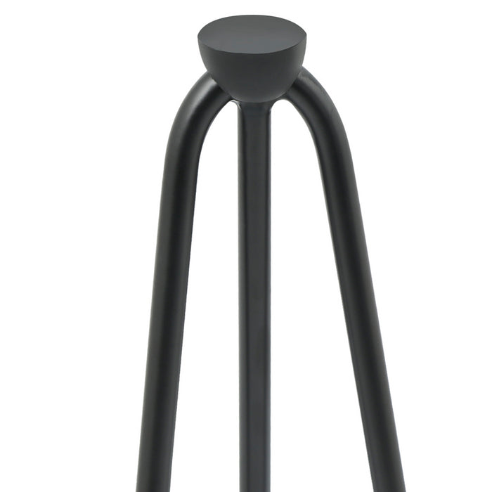 IDMarket - Set di 4 gambe a perno da 71 cm per tavolo di design industriale
