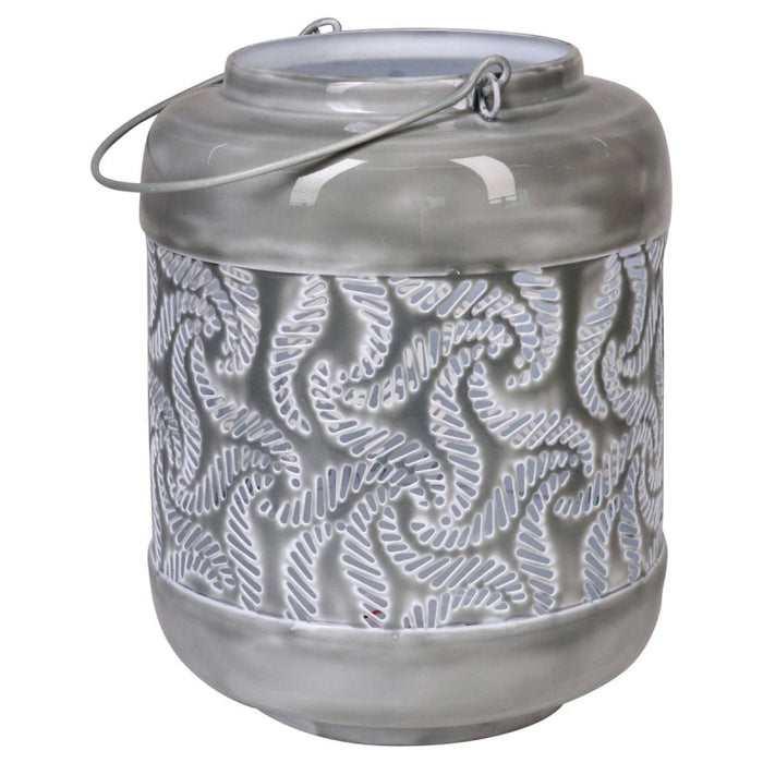 Set di 4 Lanterne Glazed Taupe20*20*20,5-31236bmi