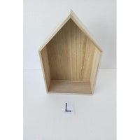 Set di 4 Mensole Casetta L:26 5x10x35cm