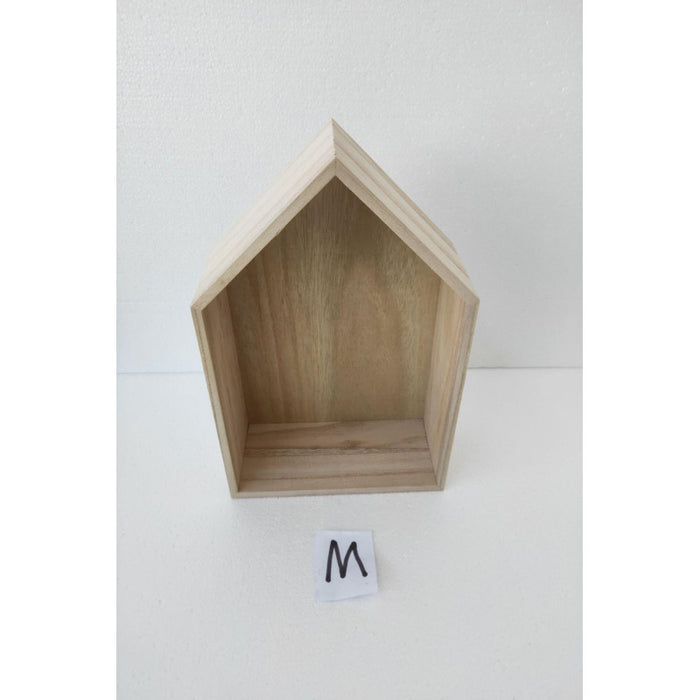 Set di 4 Mensole Casetta M:22 5x9x31cm