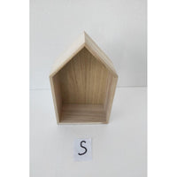 Set di 4 Mensole Casetta S:17 5x8 5x25 5cm