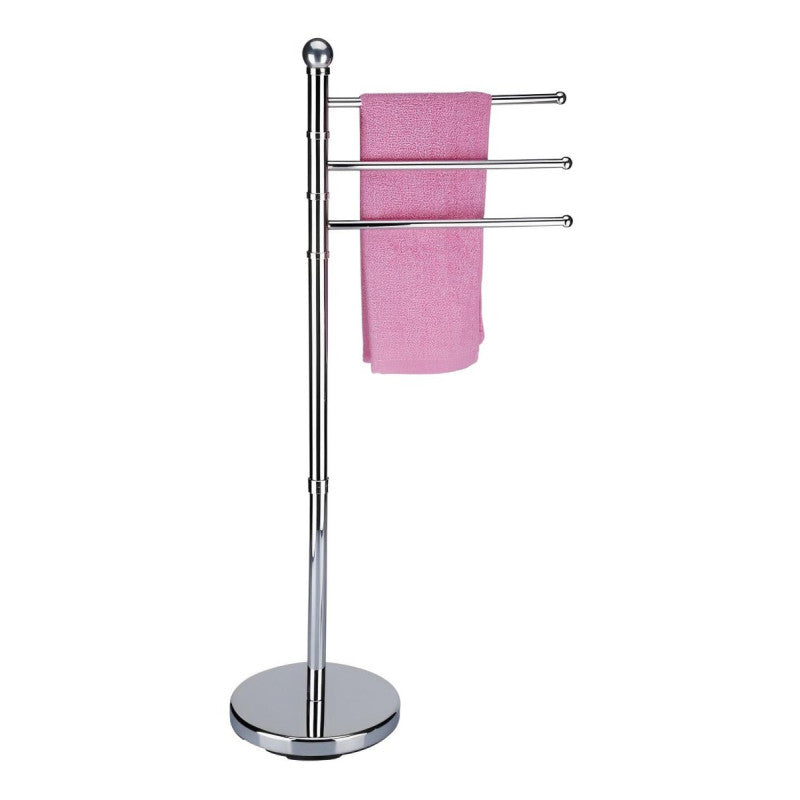 Set di 4 Piantena Portasalviette Ninfea Acciaio Tre Bracci