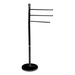 Set di 4 Piantena Portasalviette Ninfea Nero Tre Bracci