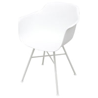 Set di 4 Poltrone Pp Giunone 52,5x59x80,5 Bianco