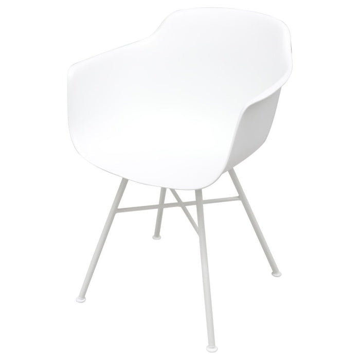 Set di 4 Poltrone Pp Giunone 52,5x59x80,5 Bianco