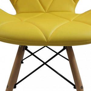 Set di 4 SEDIE ANNAPOLIS GIALLA