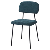 Set di 4 Sedie Brenda 45x44x81,5cm In Tessuto Verde Ottanio