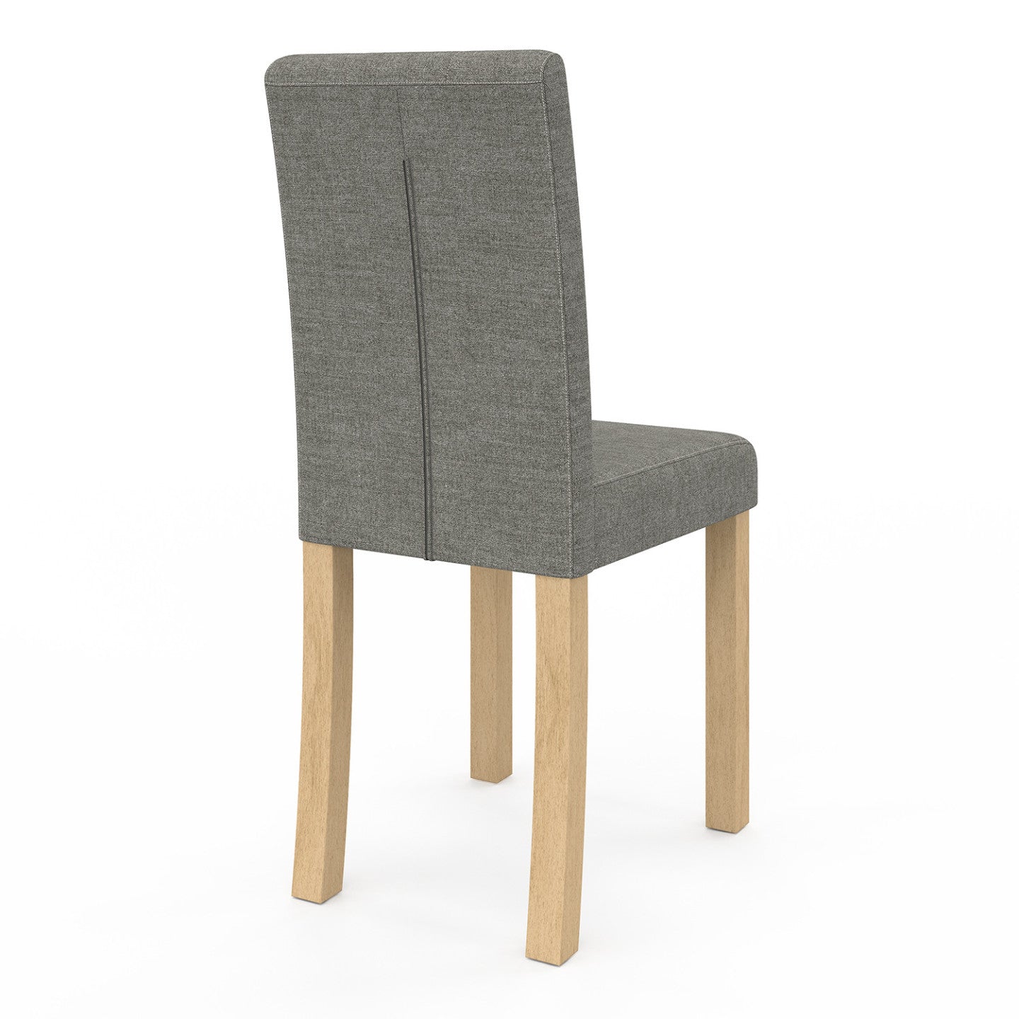 IDMarket - Set di 4 sedie da pranzo imbottite grigio POLGA