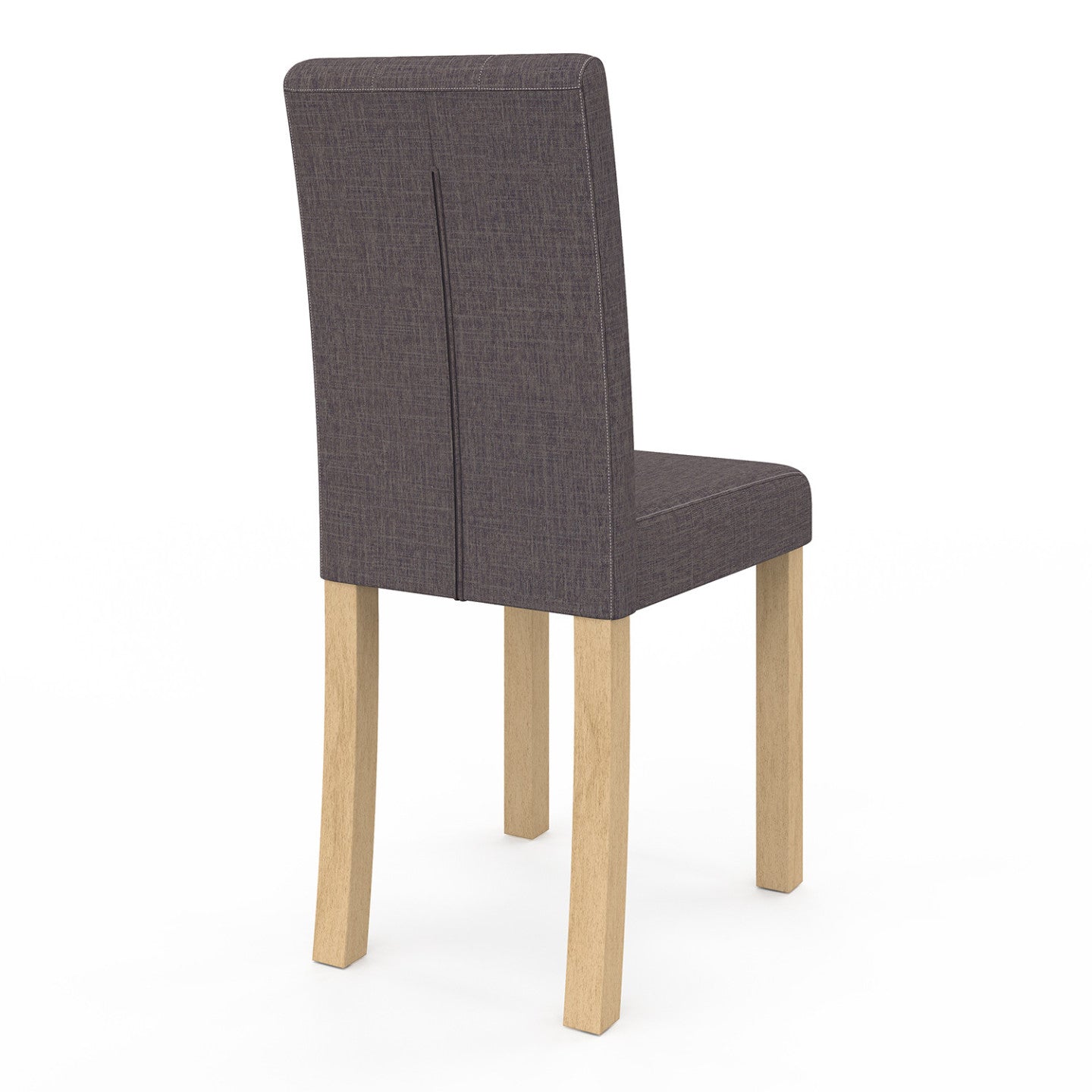 IDMarket - Set di 4 sedie da pranzo in tessuto grigio antracite POLGA