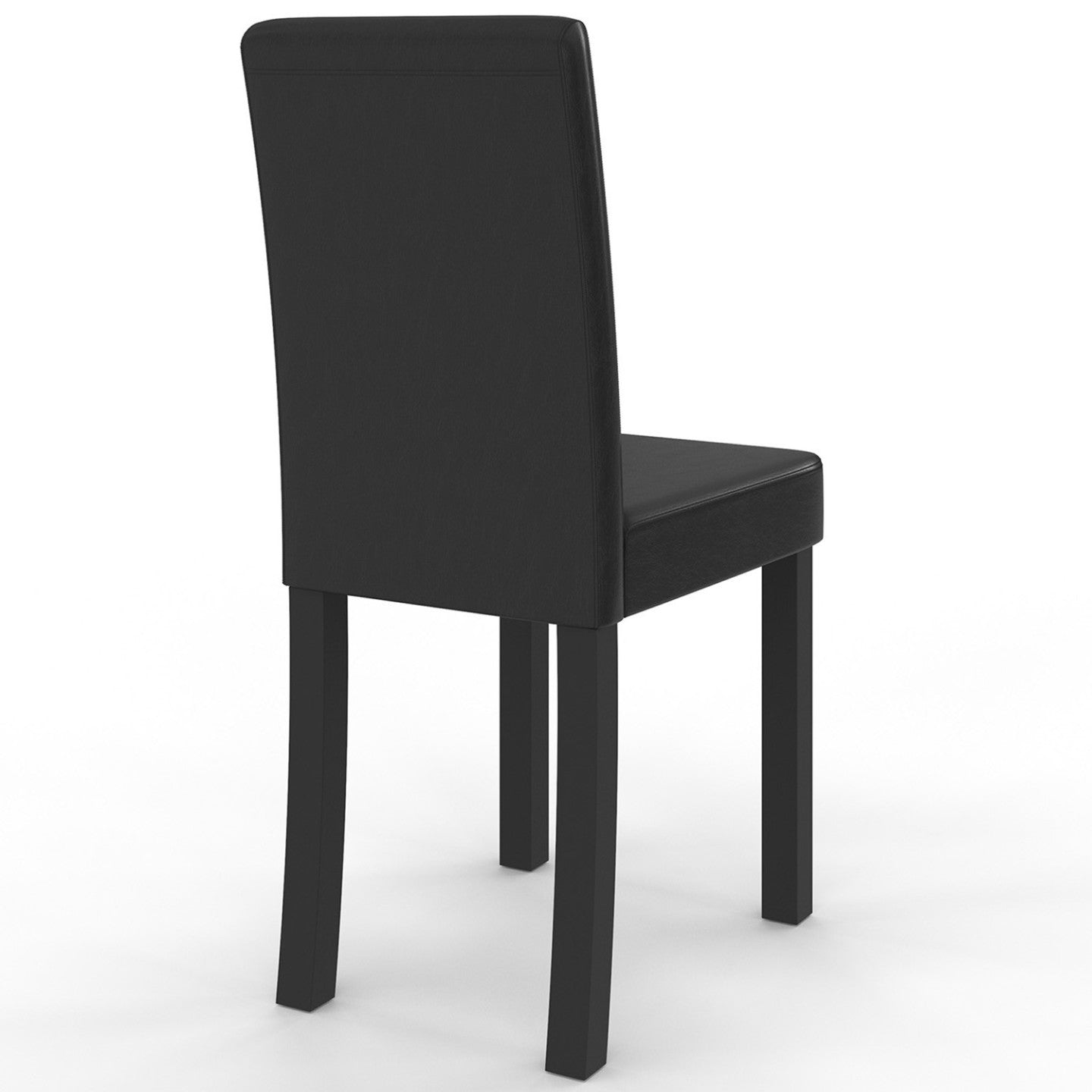 IDMarket - Set di 4 sedie da pranzo nere HANNAH