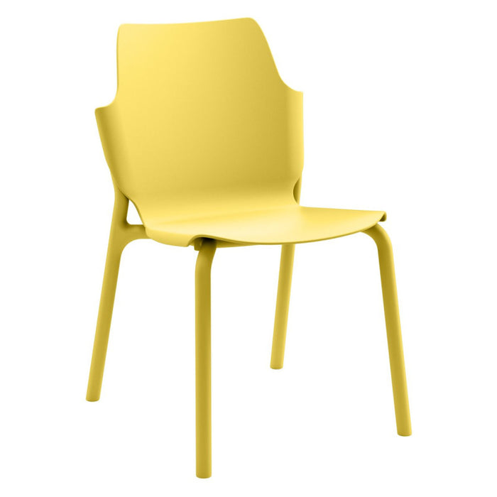 Set di 4 Sedie In Pp Shila Ocra 56x47x83cm