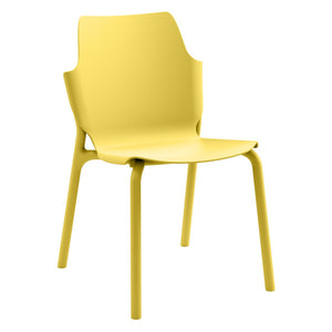 Set di 4 Sedie In Pp Shila Ocra 56x47x83cm