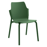 Set di 4 Sedie In Pp Shila Verde Scuro 56x47x83cm