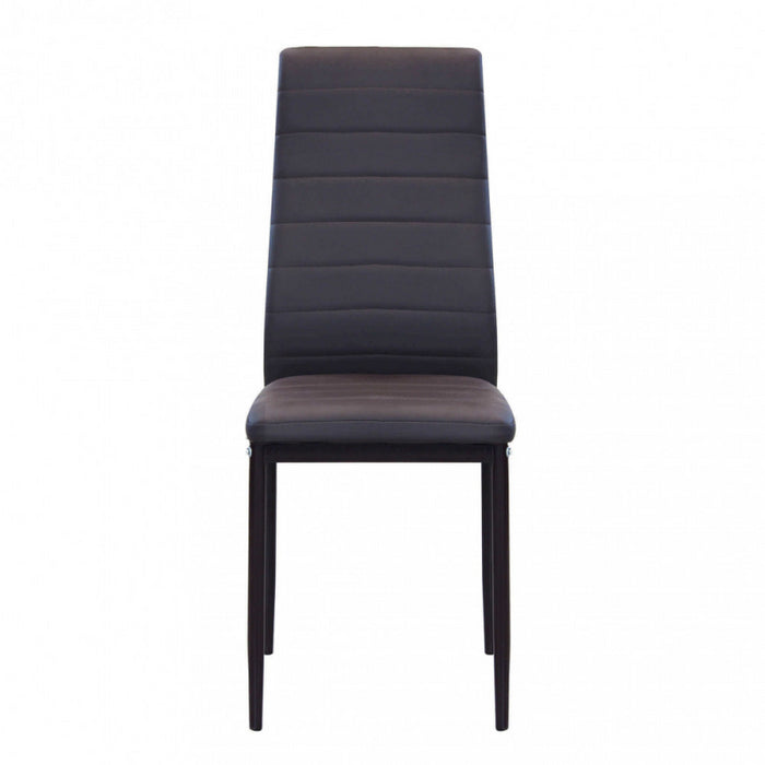 Set di 4 SEDIE IVY MARRONE