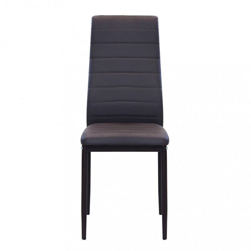 Set di 4 SEDIE IVY MARRONE