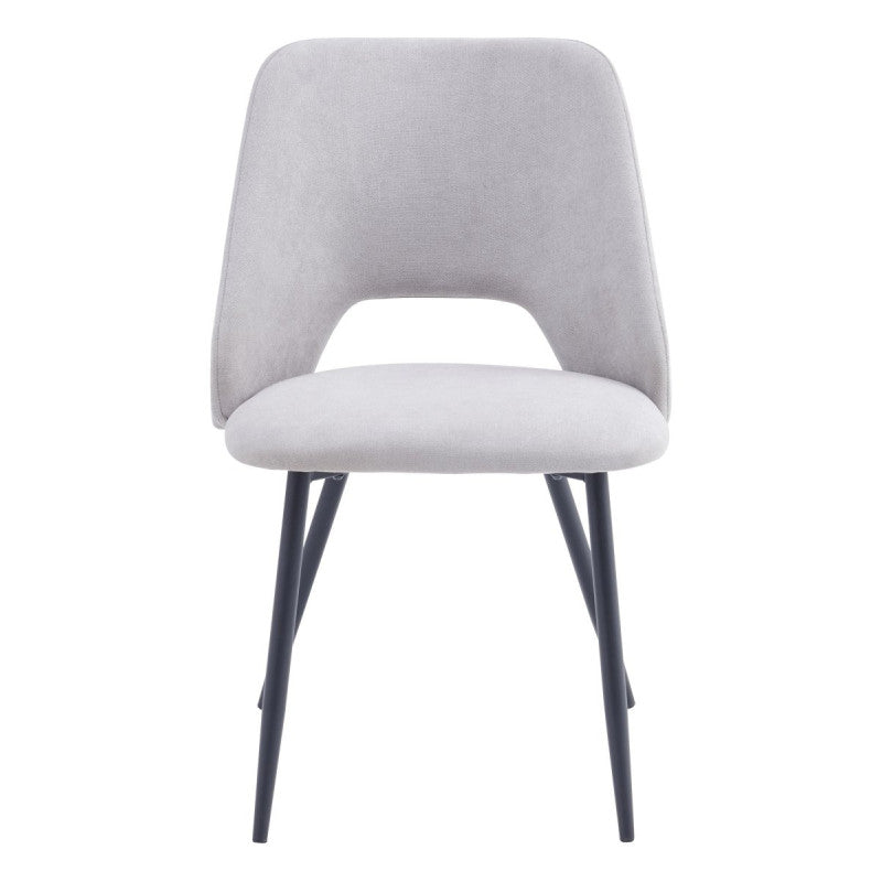 Set di 4 Sedie Jamie In Tessuto 320gr Beige Dimensione 53x51x79cm