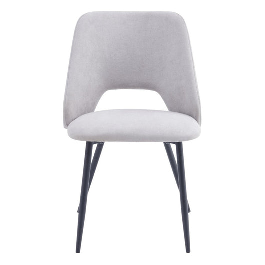 Set di 4 Sedie Jamie In Tessuto 320gr Beige Dimensione 53x51x79cm