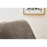 Set di 4 Sedie Krystal In Tessuto Marrone Dimensione 63x57x82cm