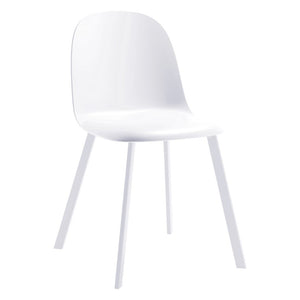 Set di 4 Sedie Mael In Pp Bianca