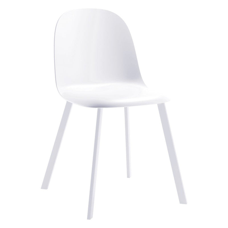 Set di 4 Sedie Mael In Pp Bianca