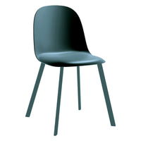 Set di 4 Sedie Mael In Pp Blu Avio Chiaro