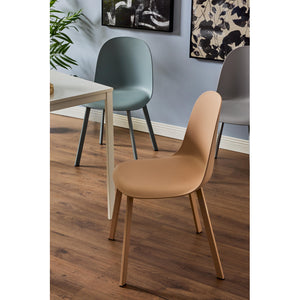 Set di 4 Sedie Mael In Pp Blu Avio Chiaro