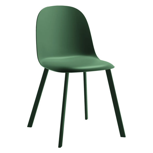 Set di 4 Sedie Mael In Pp Verde Scuro