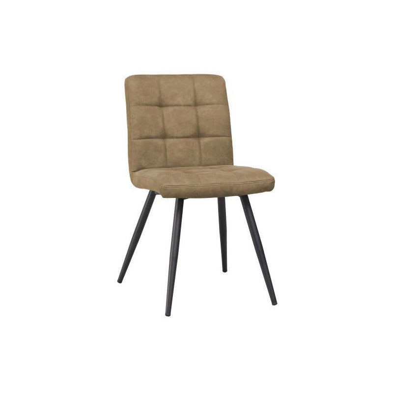 Set di 4 Sedie Megane 59x47,5x81 Tessuto Tecnico Marrone