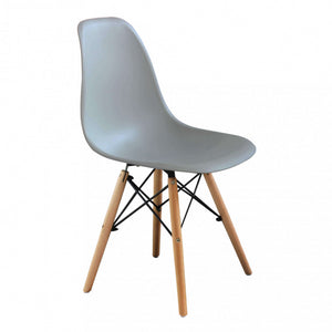 Set di 4 SEDIE MORITZ GRIGIA