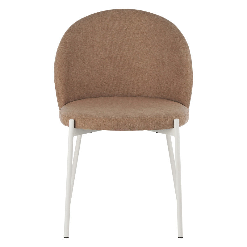 Set di 4 Sedie Shelly In Tessuto 320gr Beige Scuro Dimensione 55x45x80cm