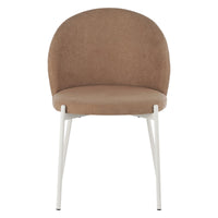 Set di 4 Sedie Shelly In Tessuto 320gr Beige Scuro Dimensione 55x45x80cm