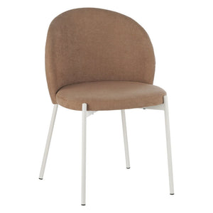 Set di 4 Sedie Shelly In Tessuto 320gr Beige Scuro Dimensione 55x45x80cm