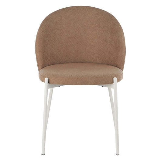 Set di 4 Sedie Shelly In Tessuto 320gr Beige Scuro Dimensione 55x45x80cm