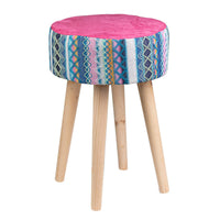 Set di 4 Sgabelli Mumbai Fucsia 36x36x45h