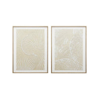 Set di 4 Stampe Su Canvas Filet 3d 60x80cm,2 Assortimenti