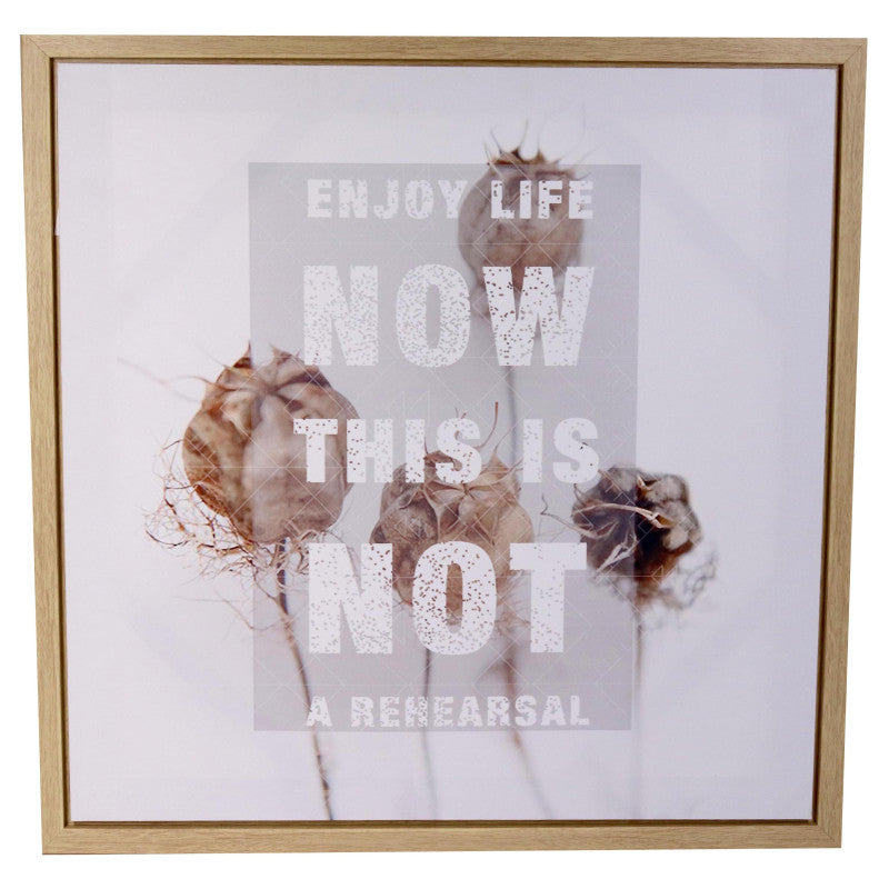 Set di 4 Stampe Su Tela 60x60 Assortiti Beige